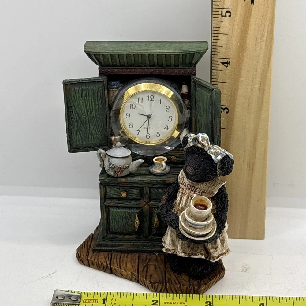 1999 St. Martin's Bear Lovers Collection Pepper Bear With Clock -‎ Not Working